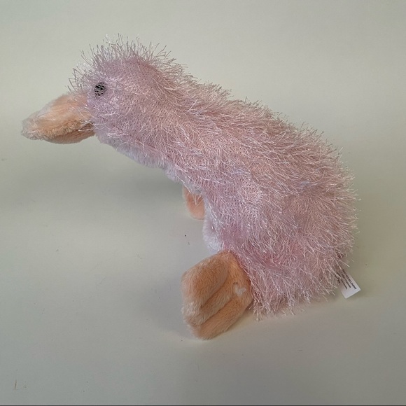 4 Ganz plush animals. Lion, dog, elephant and a pink googles (platypus) - Picture 12 of 16